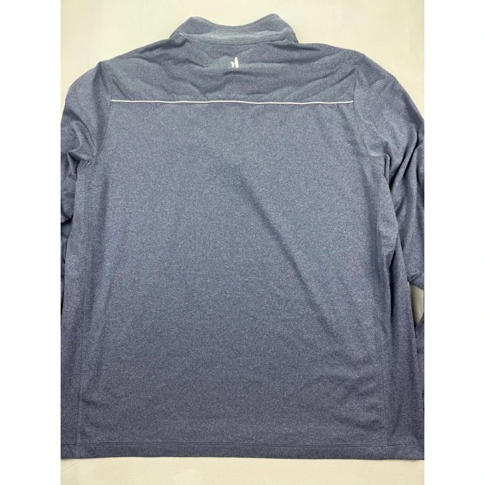 johnnie-O Quarter Zip Pullover Large Blue AW Est 1970 Performance Top